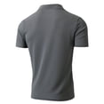 thumbnail image 4 of Men's Breeze Polo Shirt Ice Silk Wearbreeze Shirts Breathable Collared Short Sleeve Top for Casual, Golf and Business Casual Wear Gray Xl, 4 of 5