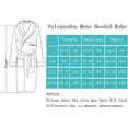 U2SKIIN Mens Hooded Robe, Big and Tall Full Length Plush Robe for Men