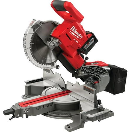 10 in. 18V 4000 RPM Milwaukee Dual Bevel Sliding Compound Cordless Miter Saw