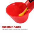 thumbnail image 4 of Methold 10 piezas de equipo de taza de agua de pollo suministros de animales bebedero tazas sistema de riego granja jardín patio trasero Suministros de alimentación y agua para mascotas, 4 of 6