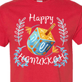 thumbnail image 4 of Inktastic Happy Hanukkah Dreidel and Laurels T-Shirt, 4 of 5