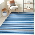 thumbnail image 2 of SAFAVIEH Striped Kilim Colbert Striped Area Rug, Blue/Rust, 6' x 9', 2 of 8