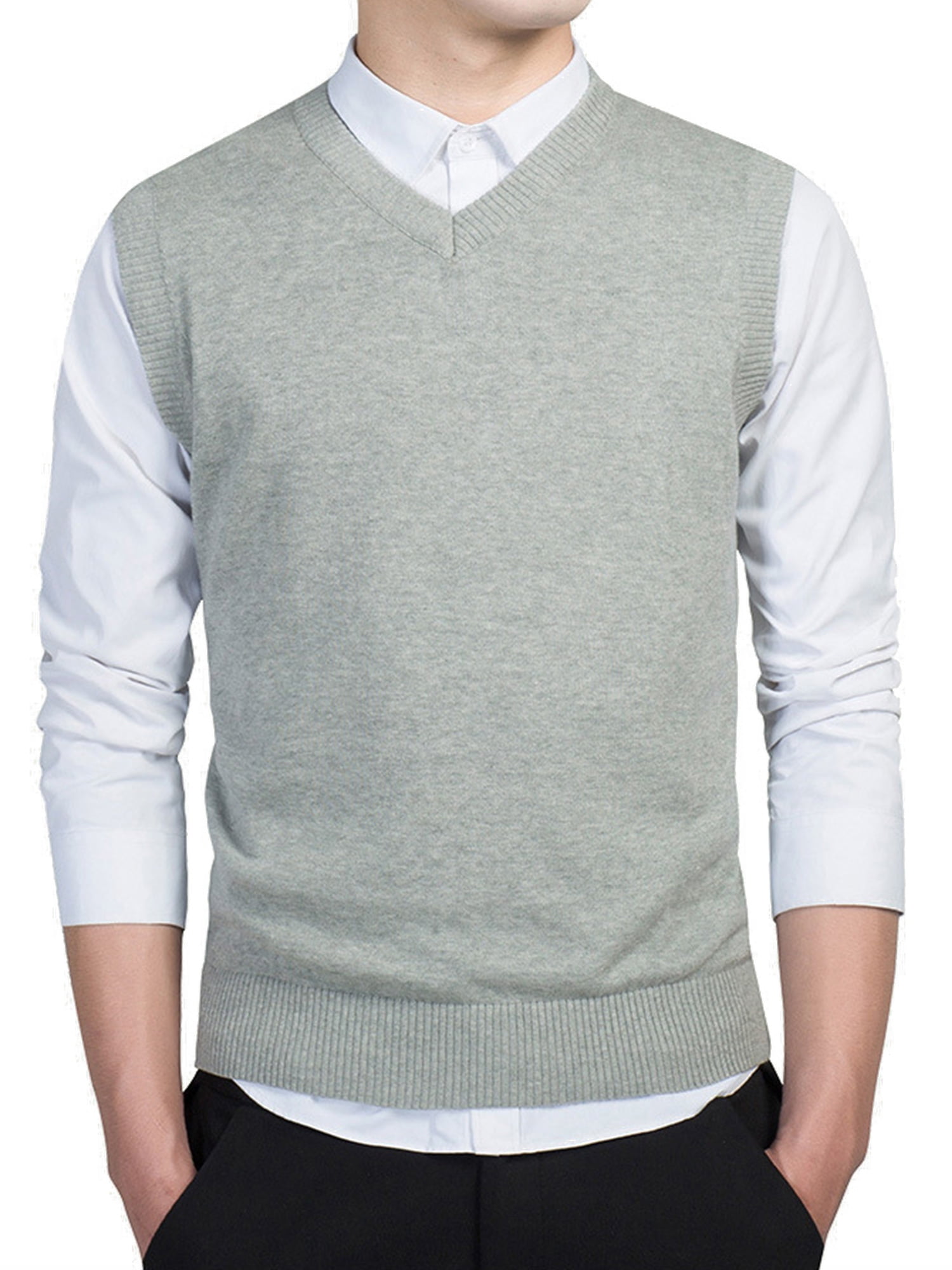 Fashion Sweaters Wool Sweaters Uzwei Wool Sweater light grey casual look 