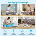 thumbnail image 3 of Furnibear Folding Dresser-Style Nursery Changing Table, Gray, 3 of 11