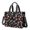 Dog Paw Print Black Pattern, variant on Animal Paw Prints Rainbow Pattern Canvas Messenger Tote Bag, Laptop Shoulder Bag with Multi Pockets & Removable Strap, Large Capacity Gifts for Work Travel Shopping