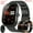 Black, variant on Smart Watch: 2.01" Display, Wireless Call Function (Answer/Dial) | Call Prompt, Step & Calorie Tracking | Sleep Monitor, Multi Sports Modes | 3 Straps (Steel+Leather+Silicone) | Android/iPhone