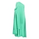 thumbnail image 5 of Vestido largo boho de un solo hombro para mujer - Color liso, fluido - Informal/playa/vacaciones - Mezcla de poliéster y spandex, 5 of 6