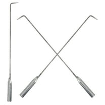 3pcs Fireplace Tools Set For Outdoor Indoor Long Campfire Pokers For Fireplace Bbq And Camping Steel Camping Accessories Tools