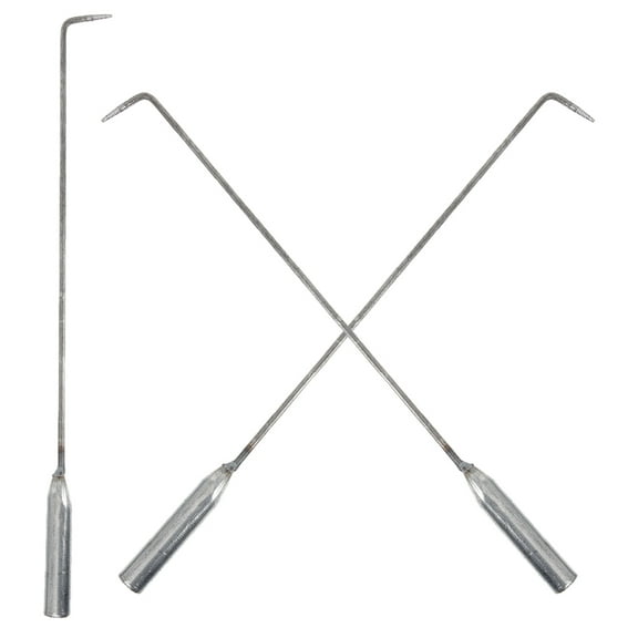 3pcs Fireplace Tools Set For Outdoor Indoor Long Campfire Pokers For Fireplace Bbq And Camping Steel Camping Accessories Tools