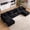 Black Chenille|141in, variant on Aukfa 127" Oversized U Shaped Cloud Sectional Sofa Modular Boneless Couch with USB&Cup Holder Wooden Storage Console, Corduroy Sofa for Living Room, Black