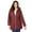 Midnight Berry, variant on Women's Plus Size Packable Puffer Coat
