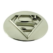 Superman Belt Buckle Silver Chrome Metal DC Comics American Superhero Western Style Men New Big