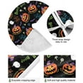 thumbnail image 2 of Coolnut Halloween Tree Skirt, Pumpkin Xmas Tree Skirt, Floor Door Round Mat Decorations for Holiday Party Home Christmas Day Ornaments,35.4", 2 of 6