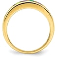 thumbnail image 2 of 14K Yellow Gold Family Jewelry Diamond Semi-Set Ring - Ring Size 7.0 center stones not included Natural Diamonds - 3.4gm, 2 of 8