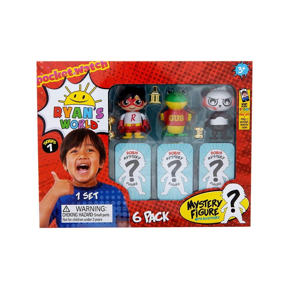 RYAN'S WORLD 6 Pack Figures