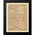thumbnail image 2 of Baedeker 19x24 Black Modern Framed Museum Art Print Titled - Hohe Tauern Austria - Baedeker 1896, 2 of 5