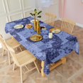 thumbnail image 3 of Pioneer Flower Floral Print Pattern Rectangle Tablecloth 60"x120", Waterproof Polyester Table Cloth, Wipeable Spillproof for Dining Camping Indoor Outdoor, 3 of 6