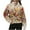 Khaki#②, variant on qucoqpe Oversized Striped Printed Sweatshirts for Women Fashion Color Block Buttons Lapel Long Sleeve Pullover Casual Top for Fall and Winter