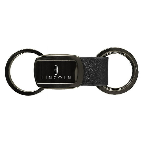 Lincoln Double Valet Key Chain (Gun Metal)