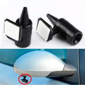 Fancyleo Deer Warning Whistle - Deer Warning Alarm Bell Automotive Black Animal Warning Alarm Ultra Sonic Noise Inaudible Fixed Gear Bicycle Car Forest