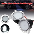 thumbnail image 4 of Lámpara De Luz De Charco Con Espejo Lateral Blanco  - Reemplazo Directo - Para Ford Explorer Mondeo Edge Taurus F-150 Sunnimix Luces LED de charco de espejo lateral, 4 of 8