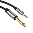 thumbnail image 5 of Portable 3.5mm to 6.35mm Stereo Cable for Easy Use in Homes Entertainment Professional Setting Guitar to Auxiliary Cord, 5 of 8