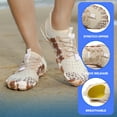 thumbnail image 2 of AUXDIQ Water Shoes Women Men Quick Dry Aqua Shoes Barefoot Beach Swim Shoes, Beige, 4 US, 2 of 6