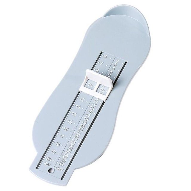 Dispositivo de medición de pies ABS para bebés, herramienta para medir la longitud de los pies, calibre para medir el tamaño de los zapatos de los niños, verde, azul y multicolor