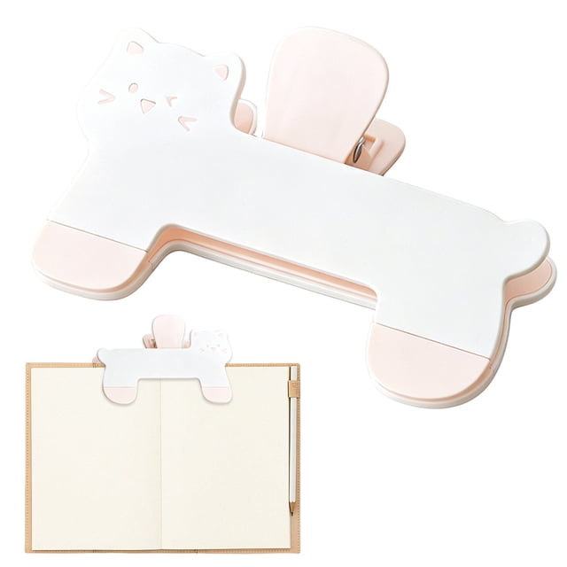 1Pc Cat Page Clip Cat Page Clips Plastic For Office Desk Textbook (H)