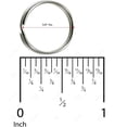thumbnail image 3 of Lucky Line Nickel-Plated Tempered Steel Rings, 5/8" Diameter, 100 Per Box (76100),Chrome, 3 of 4