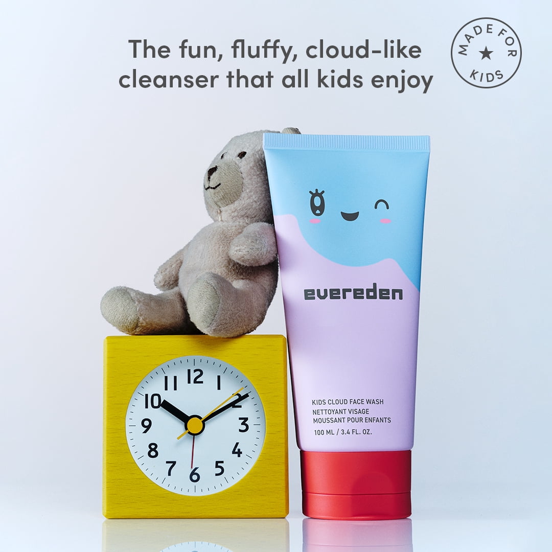 Kids Cloud Face Wash: Tropical Sorbet, 3.4 fl oz | Creamy & Fun Skin Care for Kids | Easy-to-Use Kids Face Wash | Non-toxic Kids Skin Care for Sensitive Skin