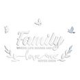 thumbnail image 1 of WANNGWE JM687 Family蝴蝶组合跨境亚马逊镜面亚克力墙贴儿童房防水自粘 HM94-19607, 1 of 7