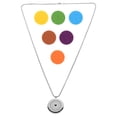 thumbnail image 1 of Juego de Collar Difusor de Aceites Esenciales Bbanquetan Decorativo con Colgante de Aroma en Forma de Corazón para Mujer, 1 of 9