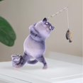 thumbnail image 4 of Estatuilla creativa de gatito, estatua de gatito gordo en miniatura, escultura artesanal, adorno de resina para tienda, Patio, armario, decoración de EstiloD Macarena Estatuillas de gatos, 4 of 8