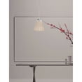 thumbnail image 2 of Dainolite 1 Light Incandescent Pendant Polished Chrome with Wicker Shade, 2 of 2