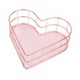 thumbnail image 1 of Clearance! Heart-shaped Wrought Iron Storage Basket Simple Sundries Desktop Storage Basket, 1 of 1