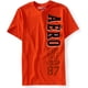 thumbnail image 1 of Camiseta gráfica Aeropostale Hombre Fieltro vertical Naranja Extra pequeña, 1 of 1