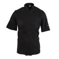 thumbnail image 1 of Dennys - Chaqueta AFD Unisex de cocinero/chef con tecnología Thermocool (Negro) Dennys UTBC3703_P, 1 of 1