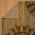 thumbnail image 4 of United Weavers Essence Medallion Ivory Woven Polypropylene Runner Rug, 1'10" x 7'2", 4 of 5