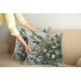 thumbnail image 2 of Ambesonne Eucalyptus Leaves Throw Pillow Cover 2 Pack, Love of Nature, 16", Mustard and Reseda Green, 2 of 7
