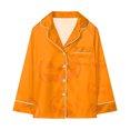 thumbnail image 5 of Leey-Word Matching Family Sleepwear Button Down Nightwear Sets 2 Pcs Pjs Long Sleeve Halloween Pajamas with pockets, 5 of 8
