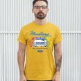 thumbnail image 3 of Tee Hunt Mustang The Legend Lives T-Shirt Muscle Car Licensed Ford Men's Novelty Shirt, Yellow, Medium, 3 of 5