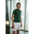 thumbnail image 2 of Just Cool Kids Big Boys Sports Polo Plain Shirt (Pack of 2), 2 of 3