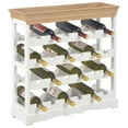 thumbnail image 4 of vidaXL Wine Cabinet White 27.6"x8.9"x27.8" MDF, 4 of 10