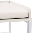 thumbnail image 6 of VECELO Shoe Bench with Drawer Shoe Cabinet, 2-Tier Shoe Rack with Soft Removable Seat Cushion, Entryway Shoe Organizer Storage Bench for Bedroom Living Room and Hallway, White, 6 of 8
