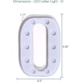 thumbnail image 2 of Alphabet Marquee Letters Sign LED Marquee Number Lights Sign with Timer Remote for Night Light，LED Letter Lights, 2 of 6