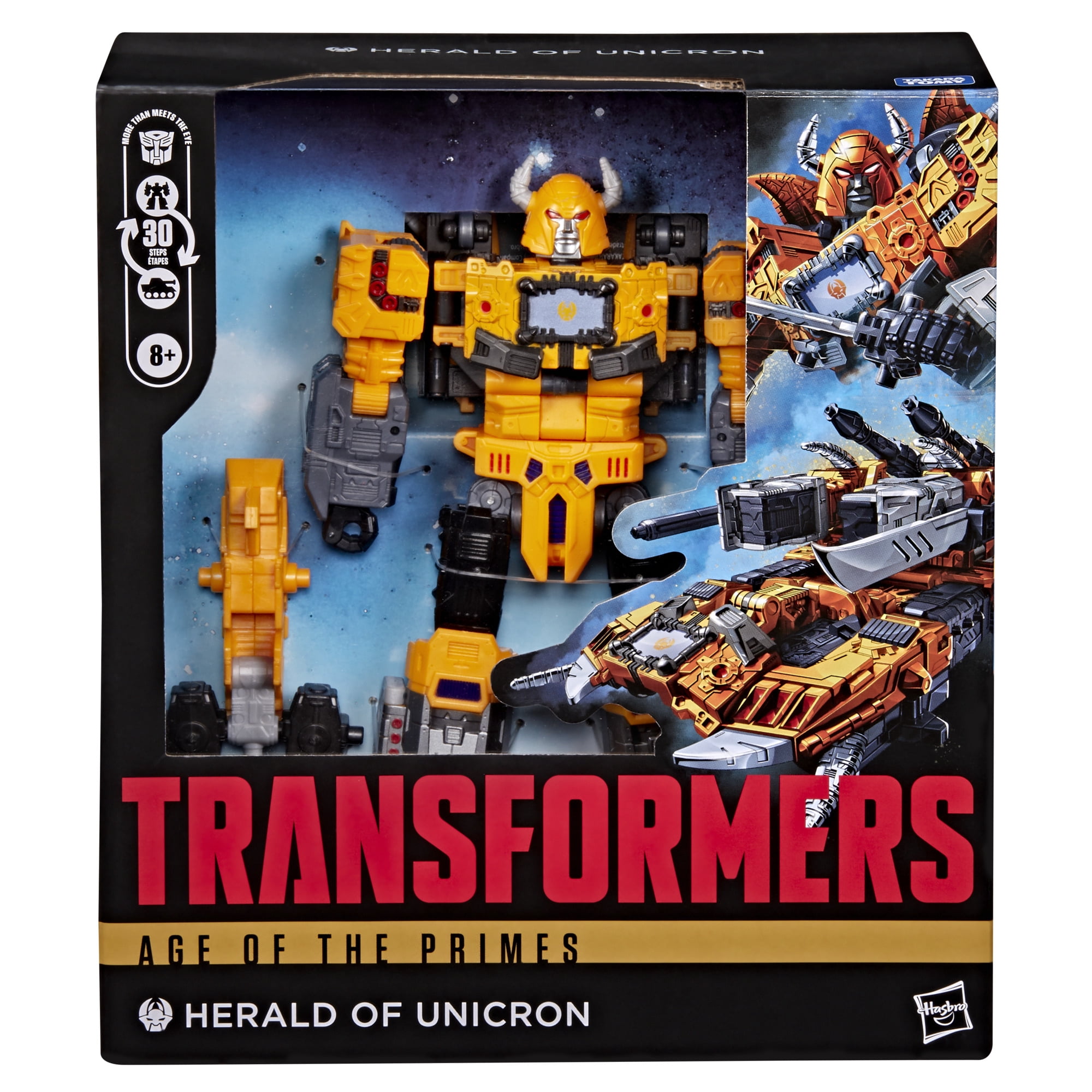 Transformers Toys Age of the Primes Herald of Unicron 7.5" Action Figure, 8 and up