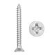 thumbnail image 1 of Tornillo de rosca Irfora A2 DIN7982 # 6 304 3.5mm Tornillo de acero inoxidable Avellanado Tornillos de madera autorroscantes 3.5mm * 30mm Irfora Tornillo de rosca, 1 of 7