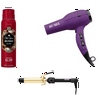 Hot Tools 1875 Watt Ionic Hair Dryer with 1-1/4"" Hair Curling Iron Combo with FREE OldSpice Body Spray Included