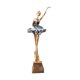 thumbnail image 3 of Estatua de bailarina de ballet, estatua de bailarina de mesa, escultura de bailarina de ballet de resina Estilo B, 3 of 9